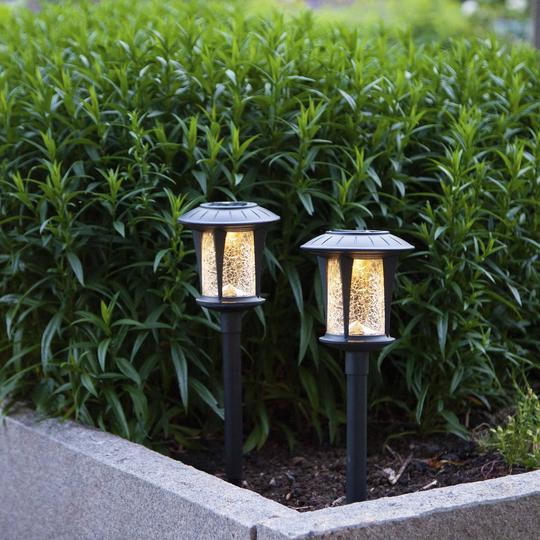 LED-solcellslampa Monaco i 2-pack