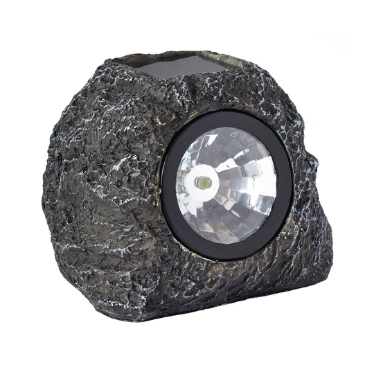 LED-solcellssten Rock i 4 st